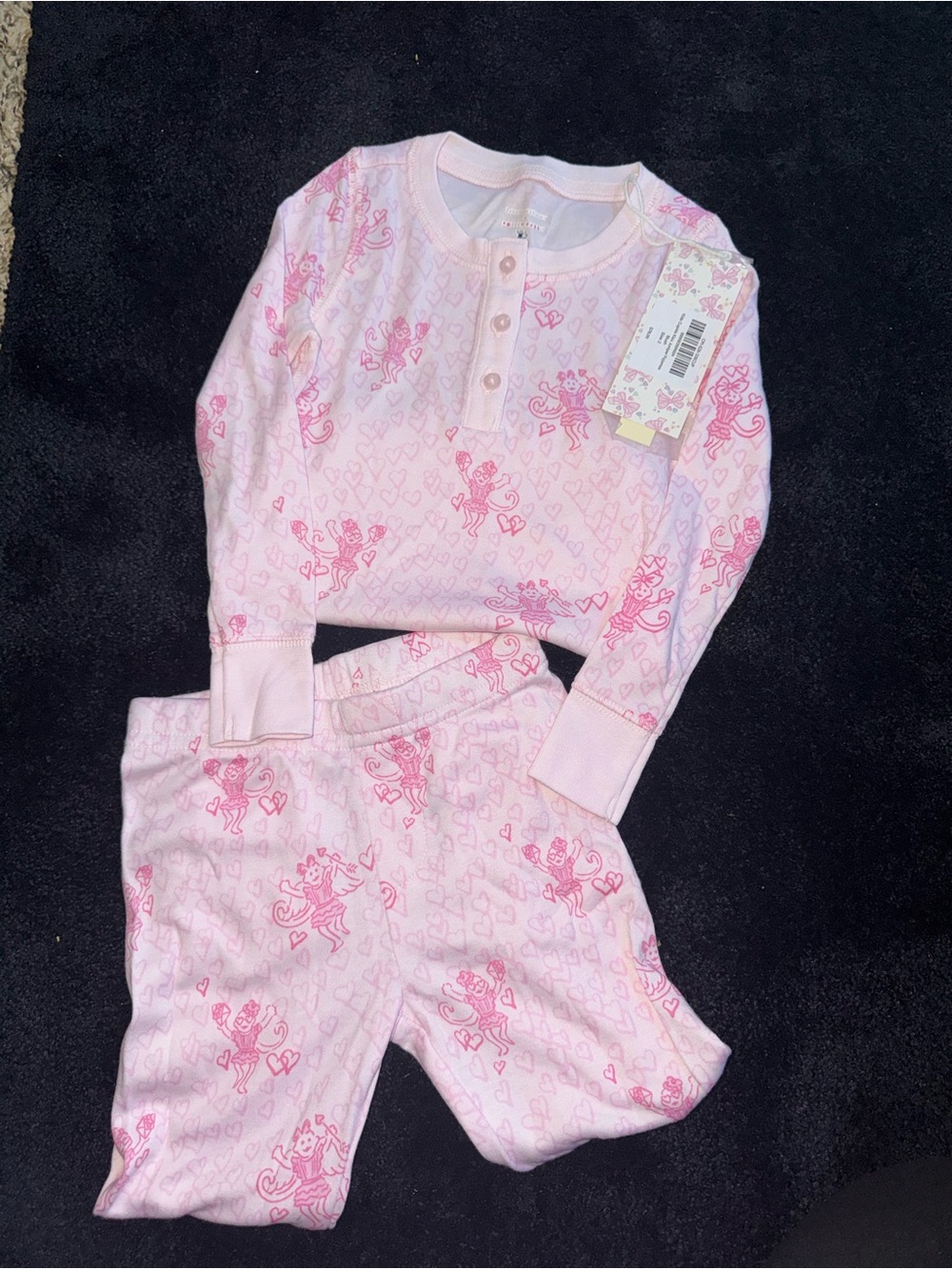 Love shack fancy X roller rabbit Cupid kiss PJs